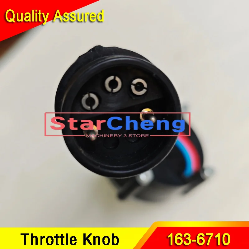 Fuel Dial 163-6710 1636710 Throttle Knob Switch For Excavator E320B E320C E312C E325C E330C 365CL 385CFS 365CMH