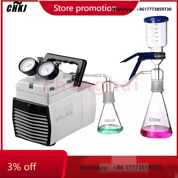 

CHKJ-2025NEWIKEME 30L/min 60L/min Laboratory Micro Pump Distillation Oilless Vacuum Electric Pumps Bomba De Vacio Lab Diaphragm