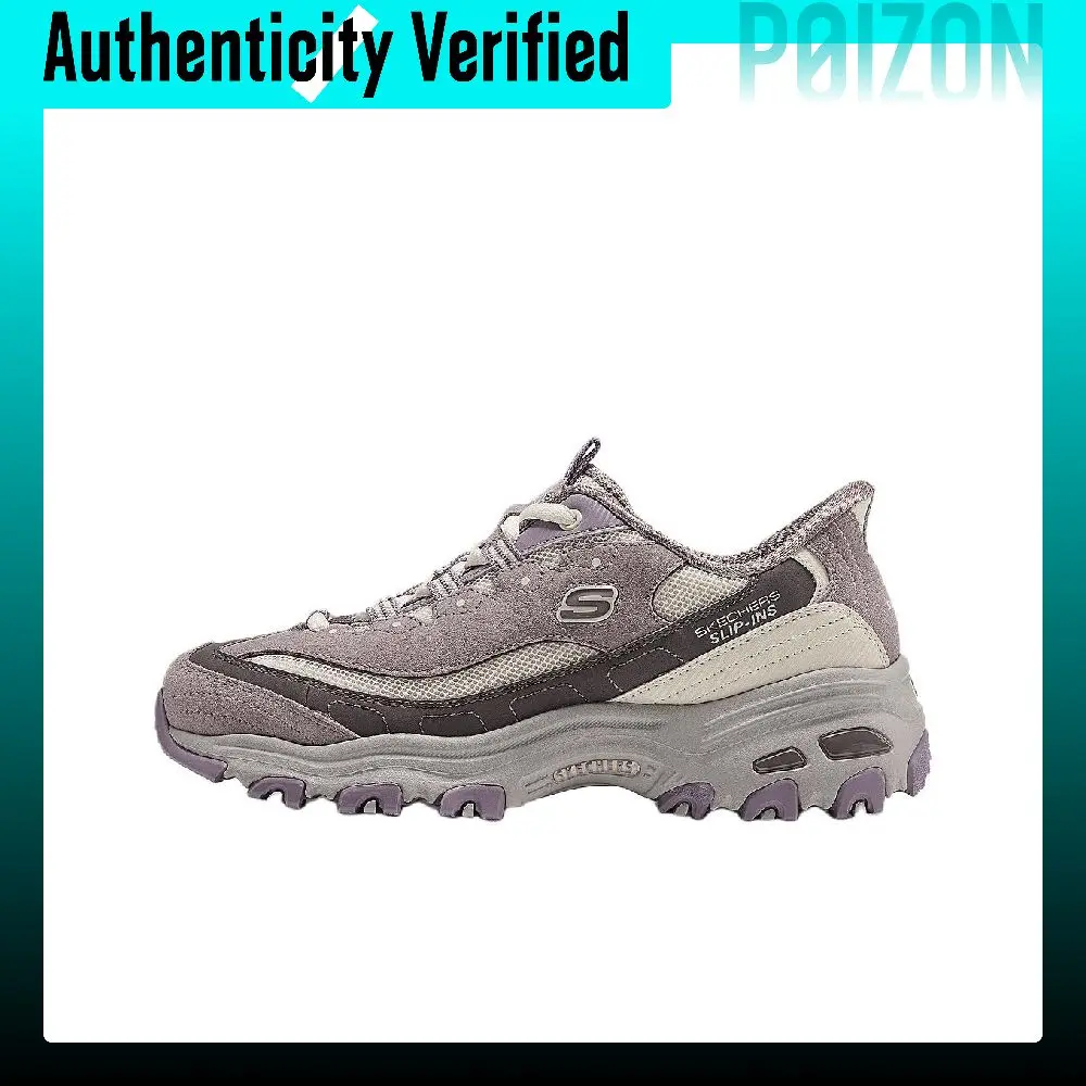 Skechers DLITES Abrasion-Resistant Chunky Sneakers Women's Purple 150723-NTPR