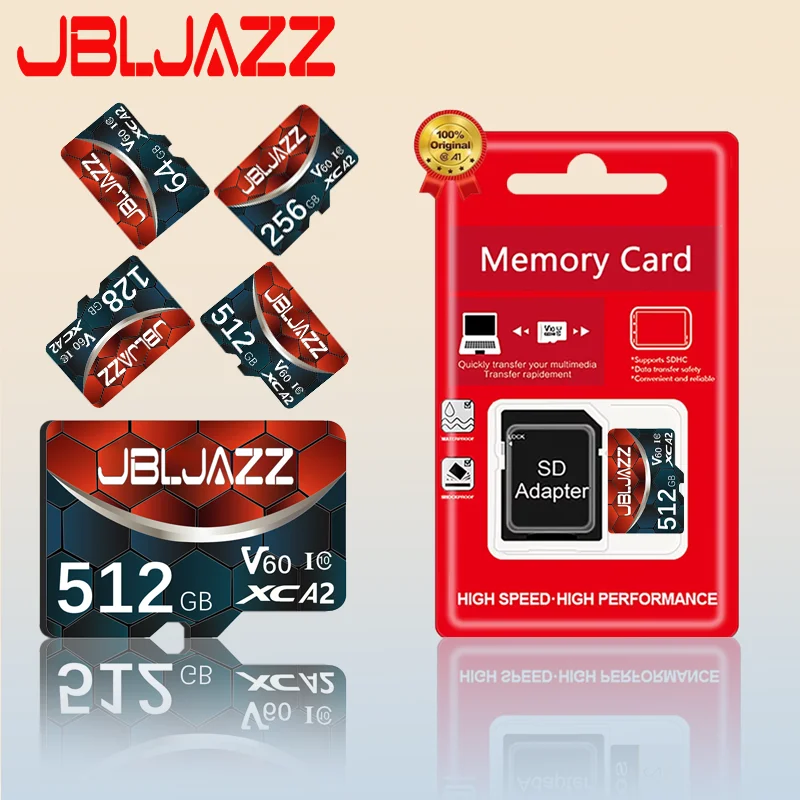

High-Speed Micro SD Card 128GB/256GB/64GB 190MB/s A2 V30 U3 TF Flash Memory Card Compatible with DJI Insta360 Products