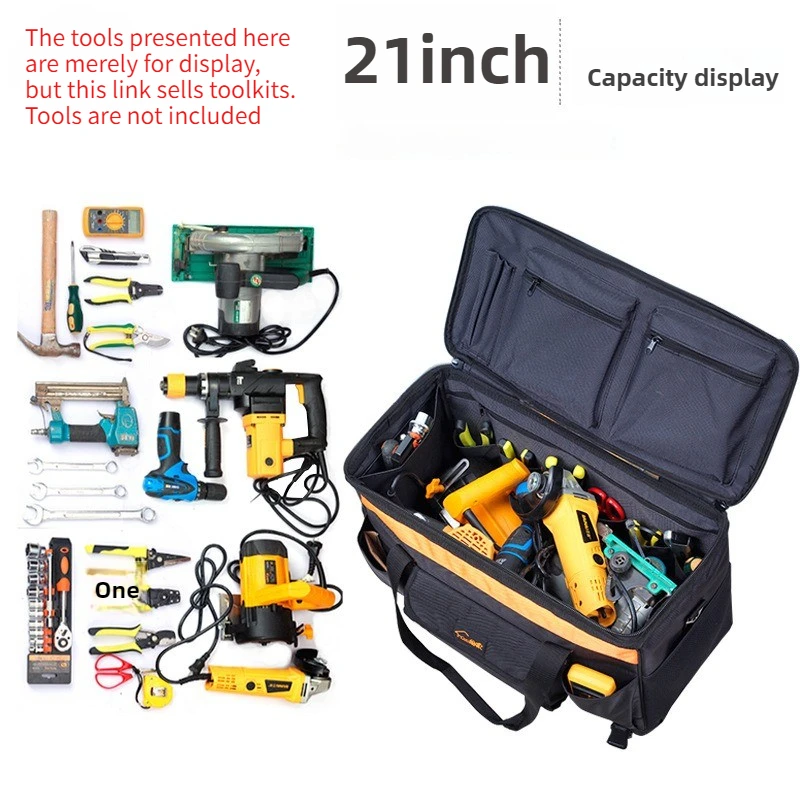 كبير متعدد الوظائف أكسفورد القماش إصلاح بعد البيع حقيبة كهربائي قماش الكتف أداة حقيبة التعادل قضيب أداة حقيبة