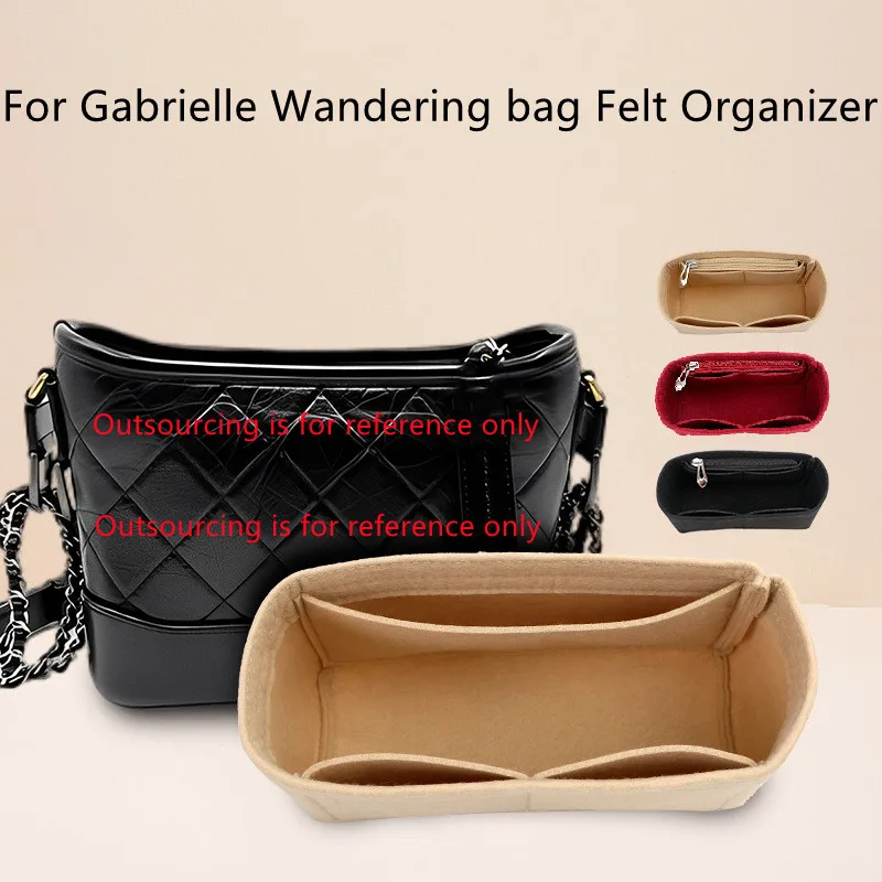 Felt Bag Organizer for Gabrielle Wandering bag Designer Handbags,Purse Organizer Insert,Tote Bag Liner,Accept Custom Size Style