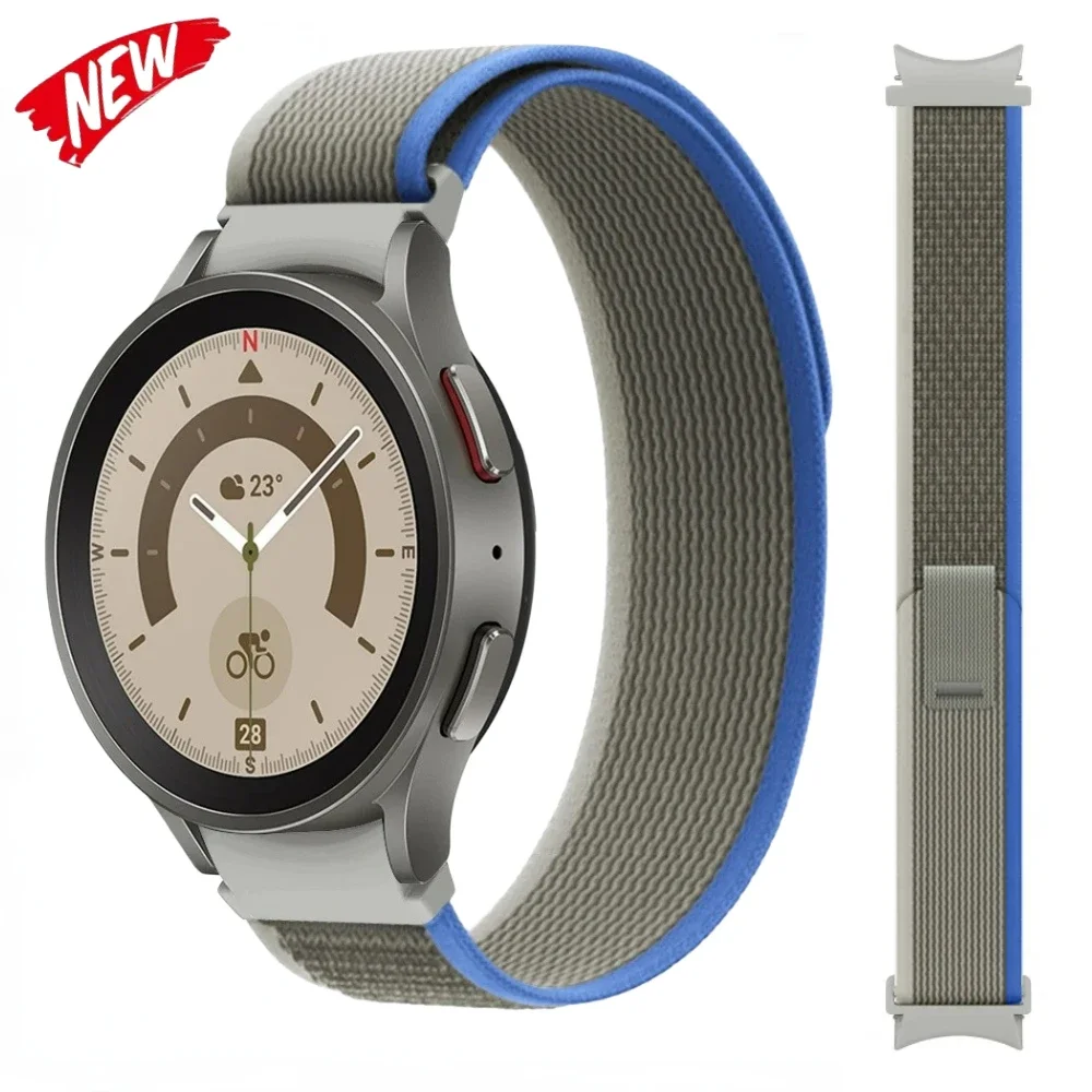 Trail Loop Strap for Samsung Galaxy Watch 5 Pro 45mm/7 6 5 4 44mm 40mm Wristband for Samsung Watch 6/4 Classic 47mm 43mm 46 42mm