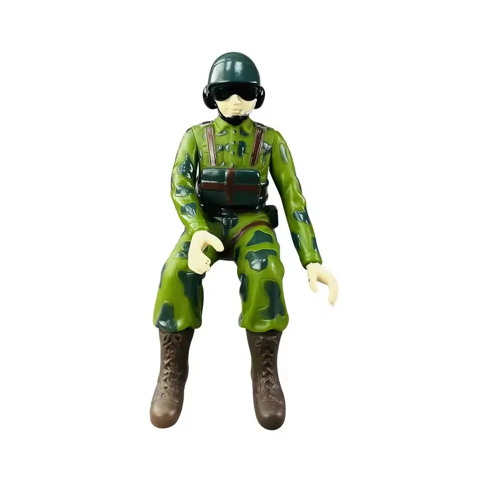 ロバンパイロットフィギュア兵士玩具（500/600/700/800ロバンRCヘリコプター用）スケール胴体スペアパーツ（RC飛行機ヘリコプター用）
