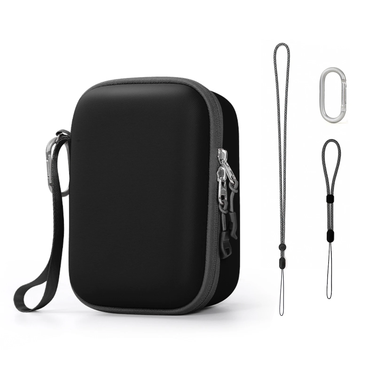 For Shark ChillPill Hard Carrying Case with Wristlet & Carabiner Fan Storage Case Shockproof Hard Shell Protective Travel Case