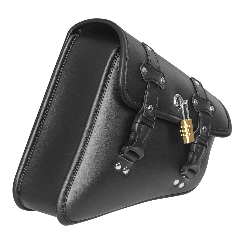 Universal Cruiser Prince Motorcycle For Harley Honda Lron 883 1200 48 Street Bob Low Rider S Fat Bob Side Bag Saddle Bag view 3