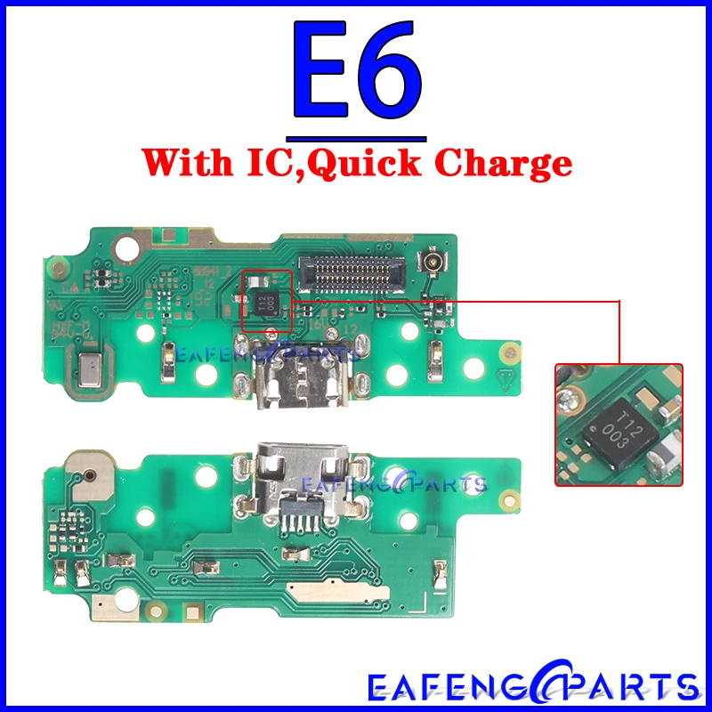 Usb Dock Charger Connector for Motorola Moto E5 E6 E6i E6S E7 E7i Play Go Plus Power Charging Board Module Flex Ports