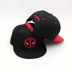 Deadpool Baseball Hat Rollenspiele, Filmcharakter, Hip-Hop, einstellbar, Entenzunge, flache Kante, Para-suol, Äußeres, neutral 8 Hauptverkauf Deadpool - №3