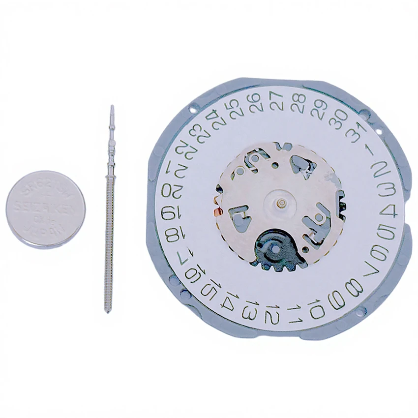 Date at 6 o'clock / Date at 3 o'clock Watch Movement for VJ34 Movement Two-hand Single Date Quartz Movement Watch Accessories
