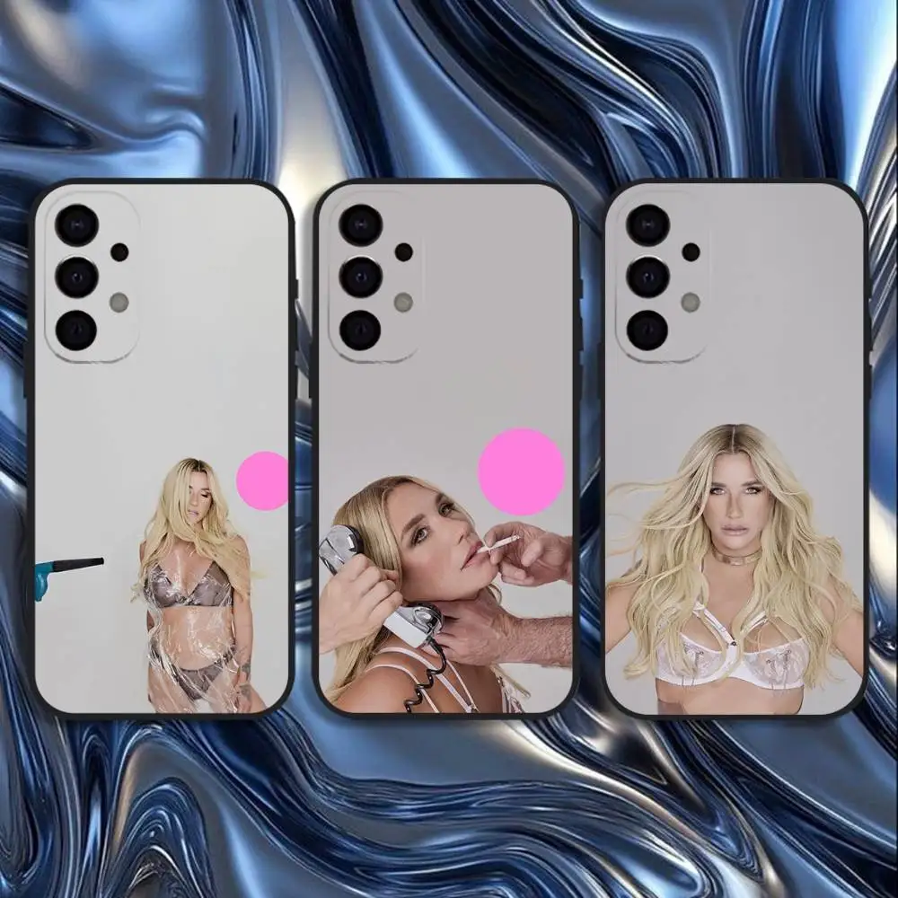 

K-Kesha P-Period Phone Case For Samsung S25,S24,S21,S22,S23,S30,Ultra,S20,Plus,Fe,Lite,5G Black Cover