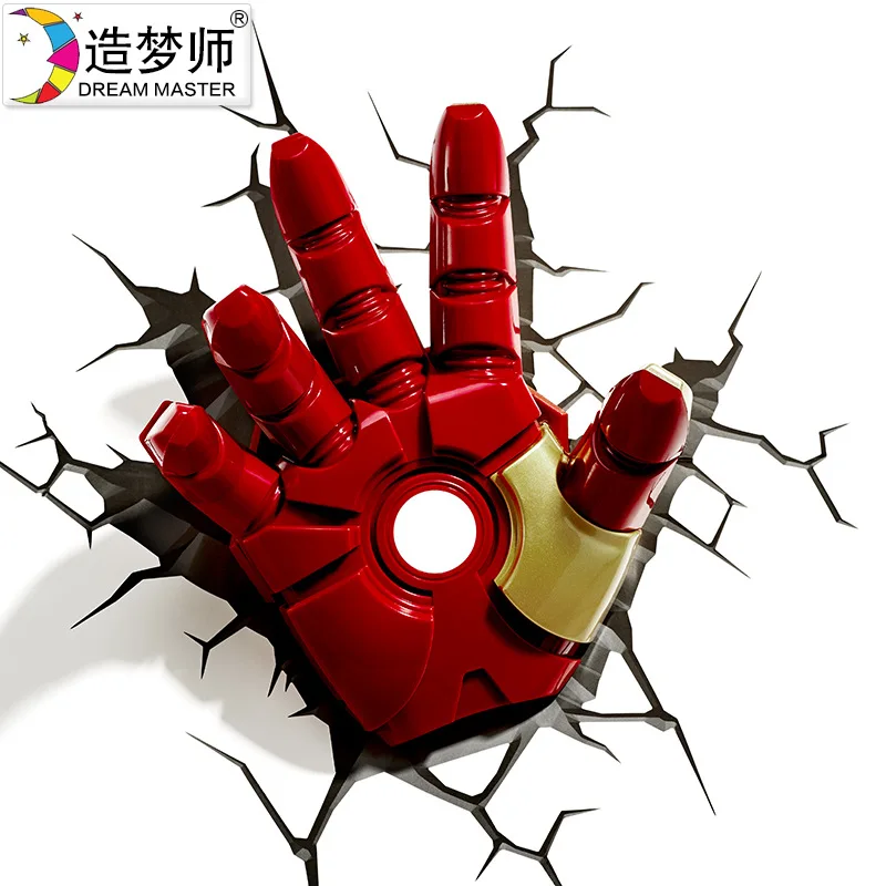 Applique murale créative 3D LED, éclairage de nuit de dessin animé pour enfants