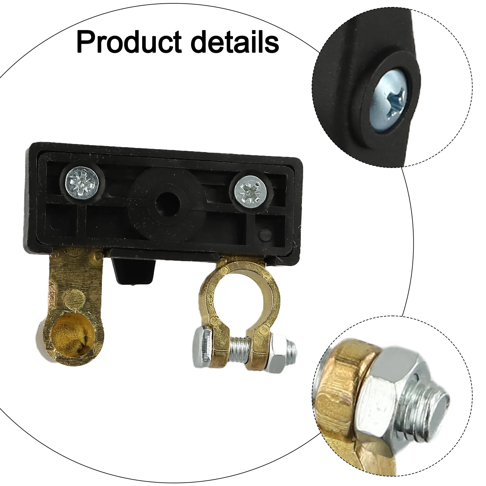 12V 24V 100A Automotive Battery Disconnect Isolator Pure Copper Construction for Consistent Off Circuit Operation