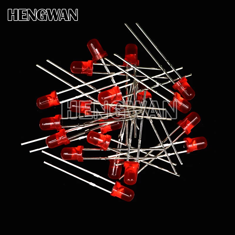 100pcs 3mm 5mm LED Light White Yellow Red Green Blue Assorted Kit DIY LEDs Set Electronic DIY Kit image 5