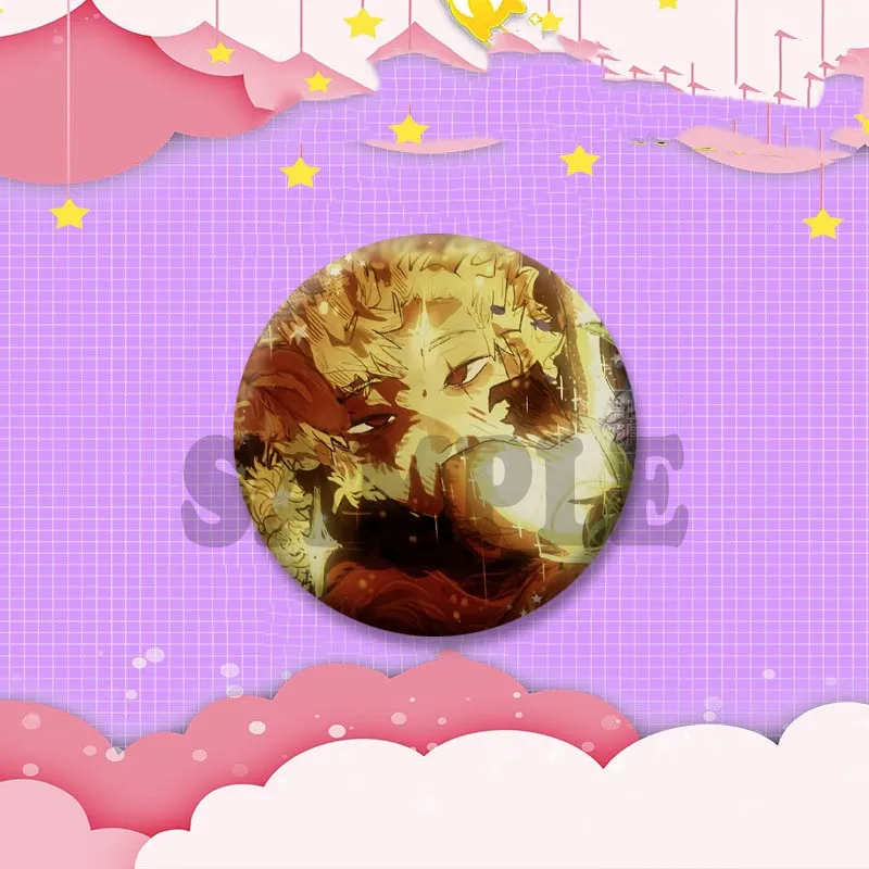 Cartoon Charakter Katsuki Bakugo Taste Brosche Kreative Anime Emaille Pins für Rucksack Kleidung Zubehör Abzeichen Schmuck Geschenke