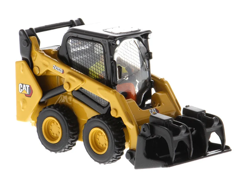 DM CatTerrpillar 1/50 Scale Cat 242D3 Skid Steer Loader by Diecast Masters For Collection Gift 85676