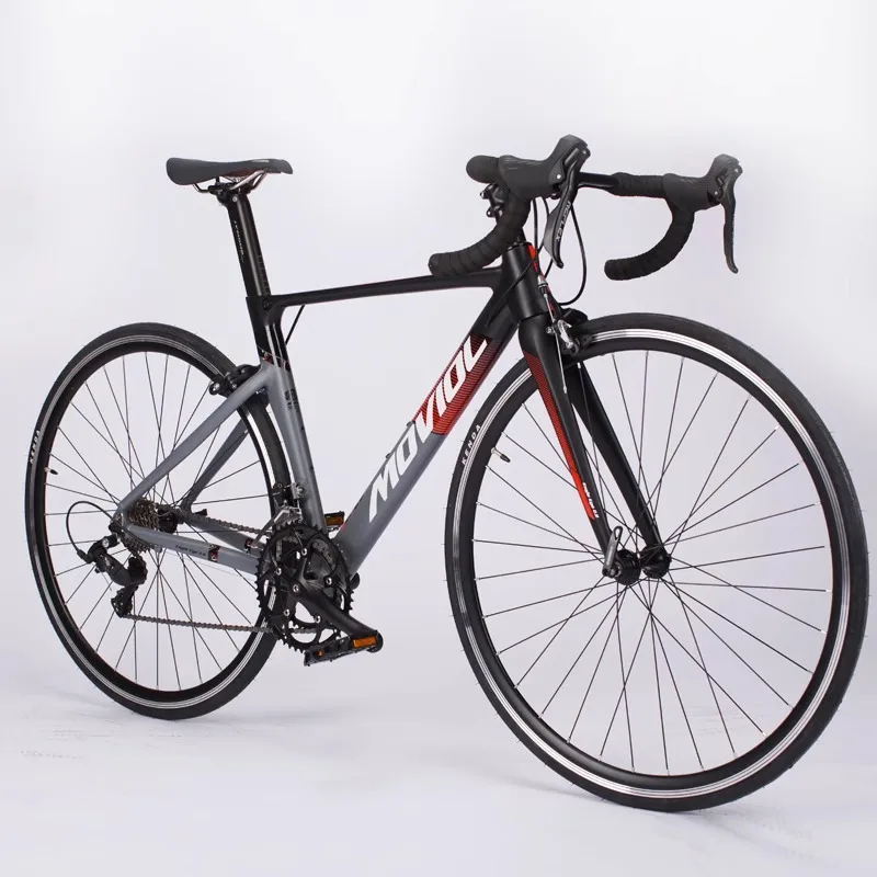 Aluminum alloy wind-breaking road bike carbon fiber front fork bend handle hidden brake to integrated gravel race car