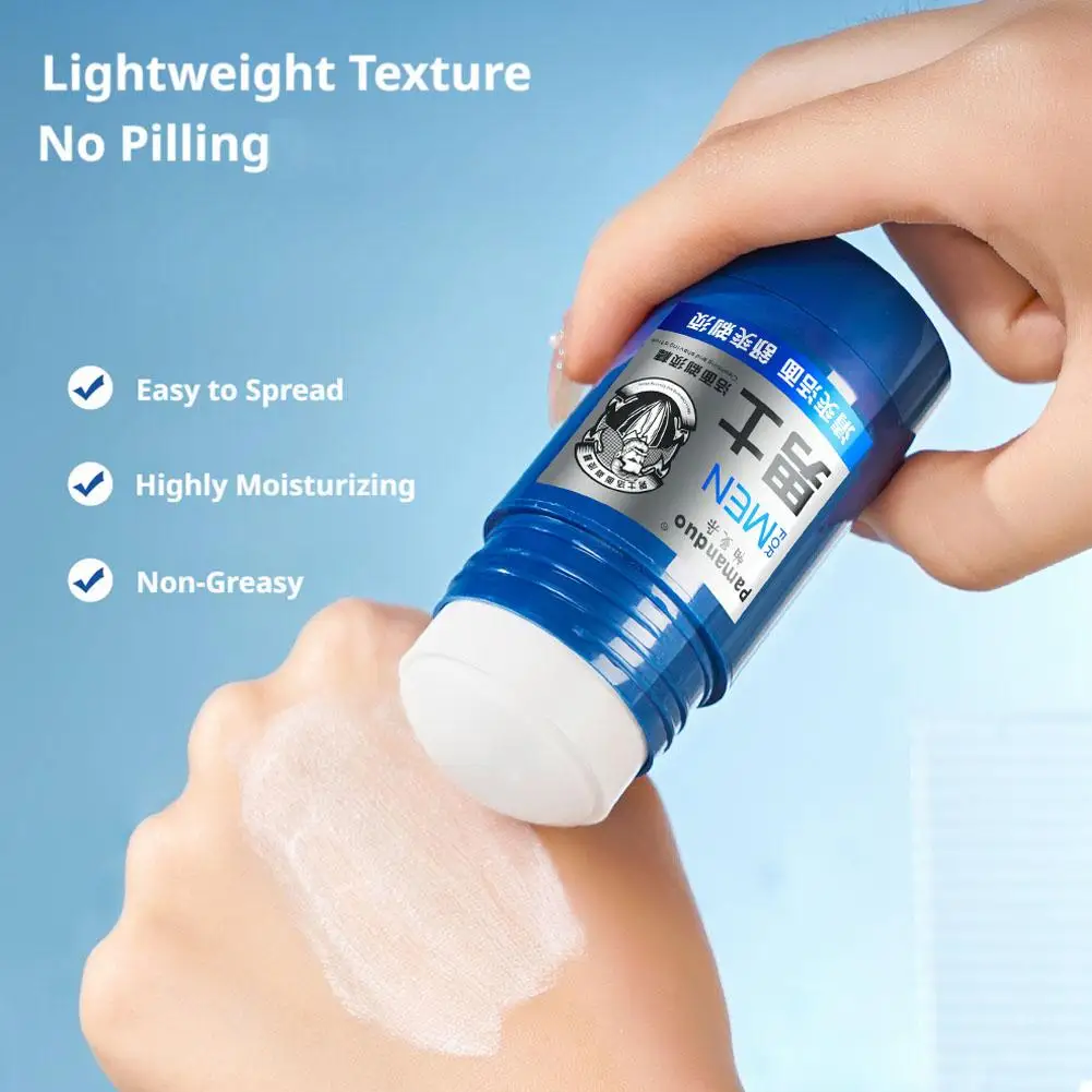 Men'S Shaving Cream Stick Foam Rich Gentle Hydrating Shave Beard Cream 2-In-1 Shaving &Cleansing Cream Balance Skin Moisture Oil