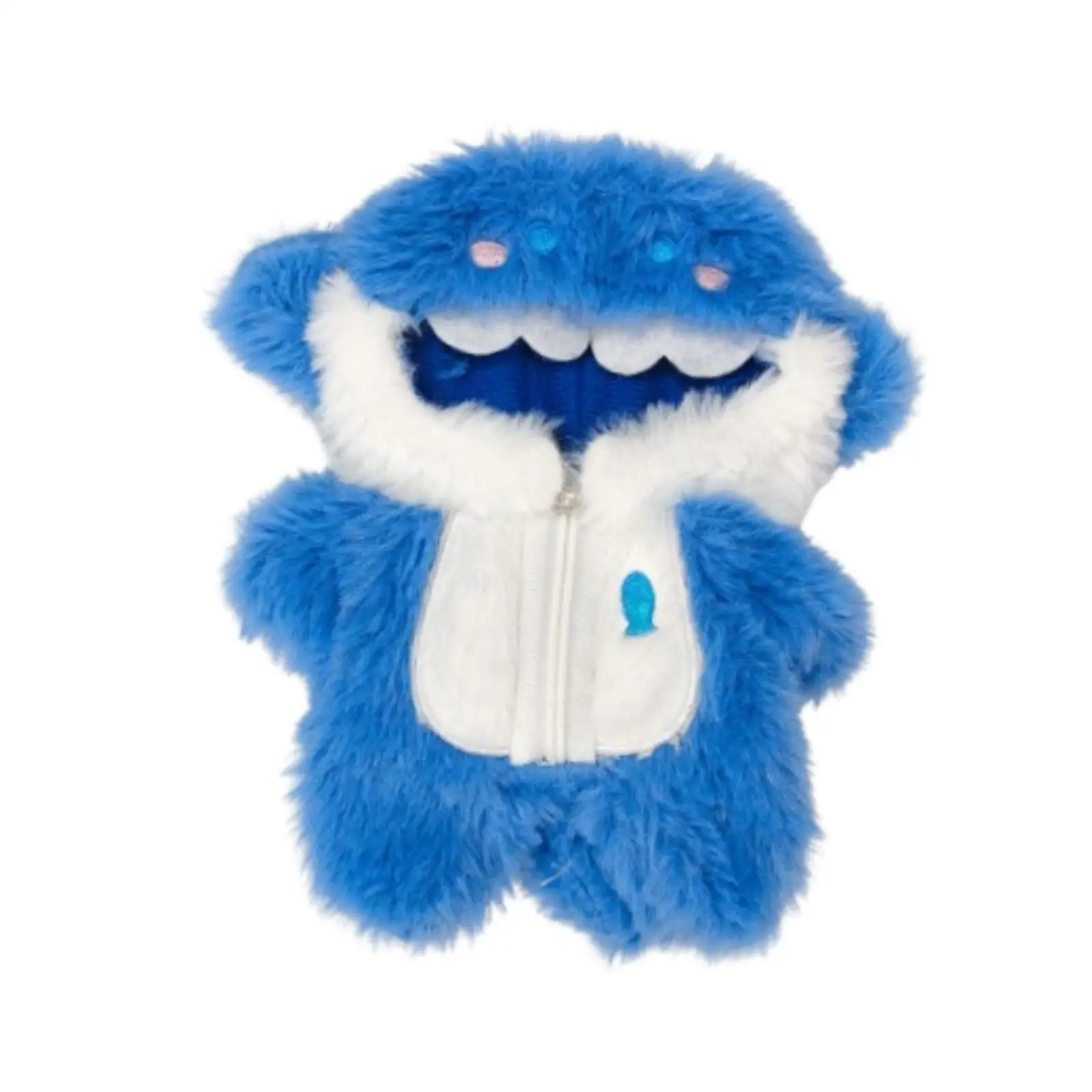 إكسسوارات ملابس بذلة القرش للدمى، ملابس مصغرة لدمى 15-17 سم تلبيس هدايا عيد الشكر