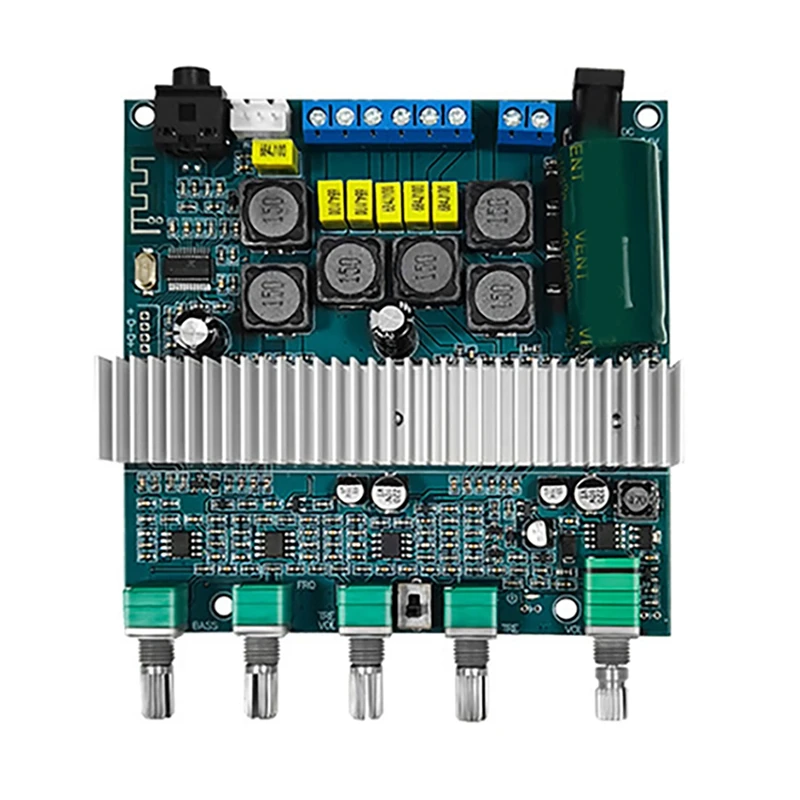 Alternative 3116 Bluetooth 5.0 Subwoofer Amplifier Board 2.1 Channel High Power 12-24V