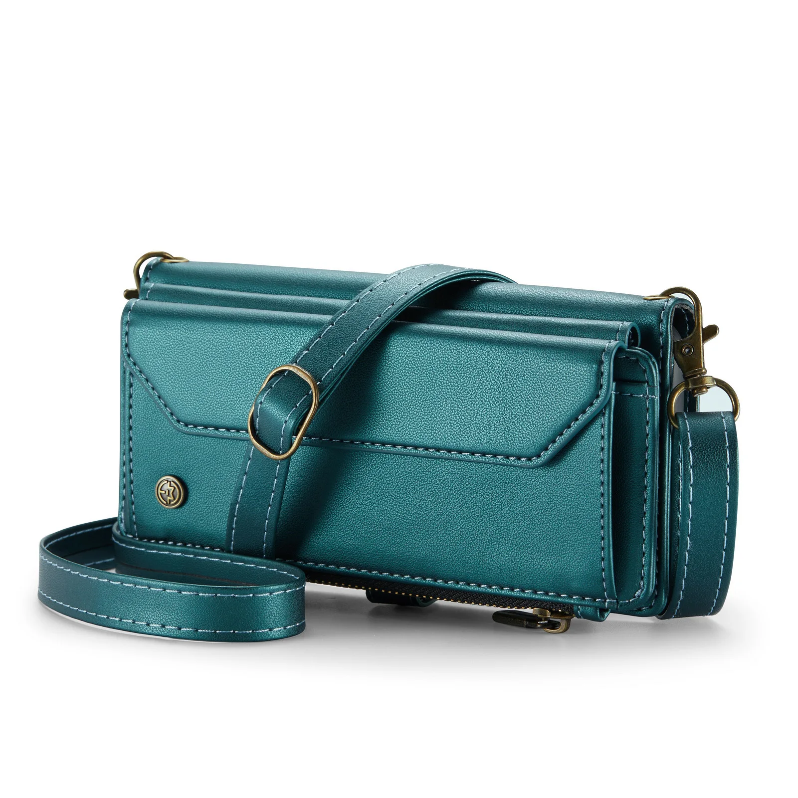 TPU side buckle magnetic shoulder strap phone bag For Google Pixel 7A 8 9 Pro XL Many Card Slot Fall prevention Phone Case