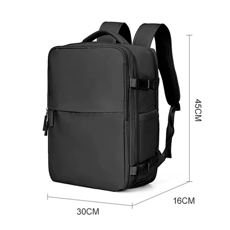 Mochila impermeable multifuncional de gran capacidad, mochila de viaje, clasificación seca y húmeda