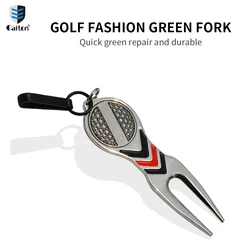 Caiton yüksek kalite Golf çimen onarım aracı, alüminyum alaşımlı malzeme & ayrılabilir Golf topu işaretleyici