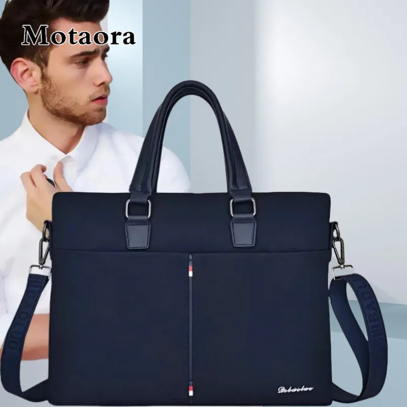 MOTAORA جديد الرجال حقيبة الأعمال حقيبة يد جلدية للذكور مكتب محمول حقائب ل 14 ماك بوك لينوفو الرجال حقيبة الكتف