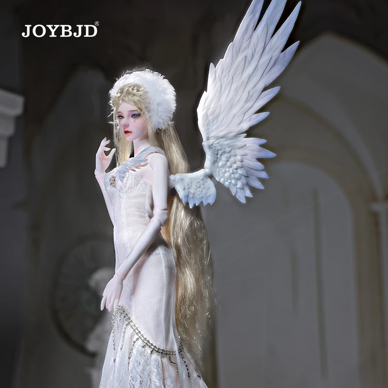 Haniel Bjd 인형 1/4 매력적인 엘프 Haniel, 아름다운 비너스 수호자, 선과 악의 사랑 천사 Joybjd