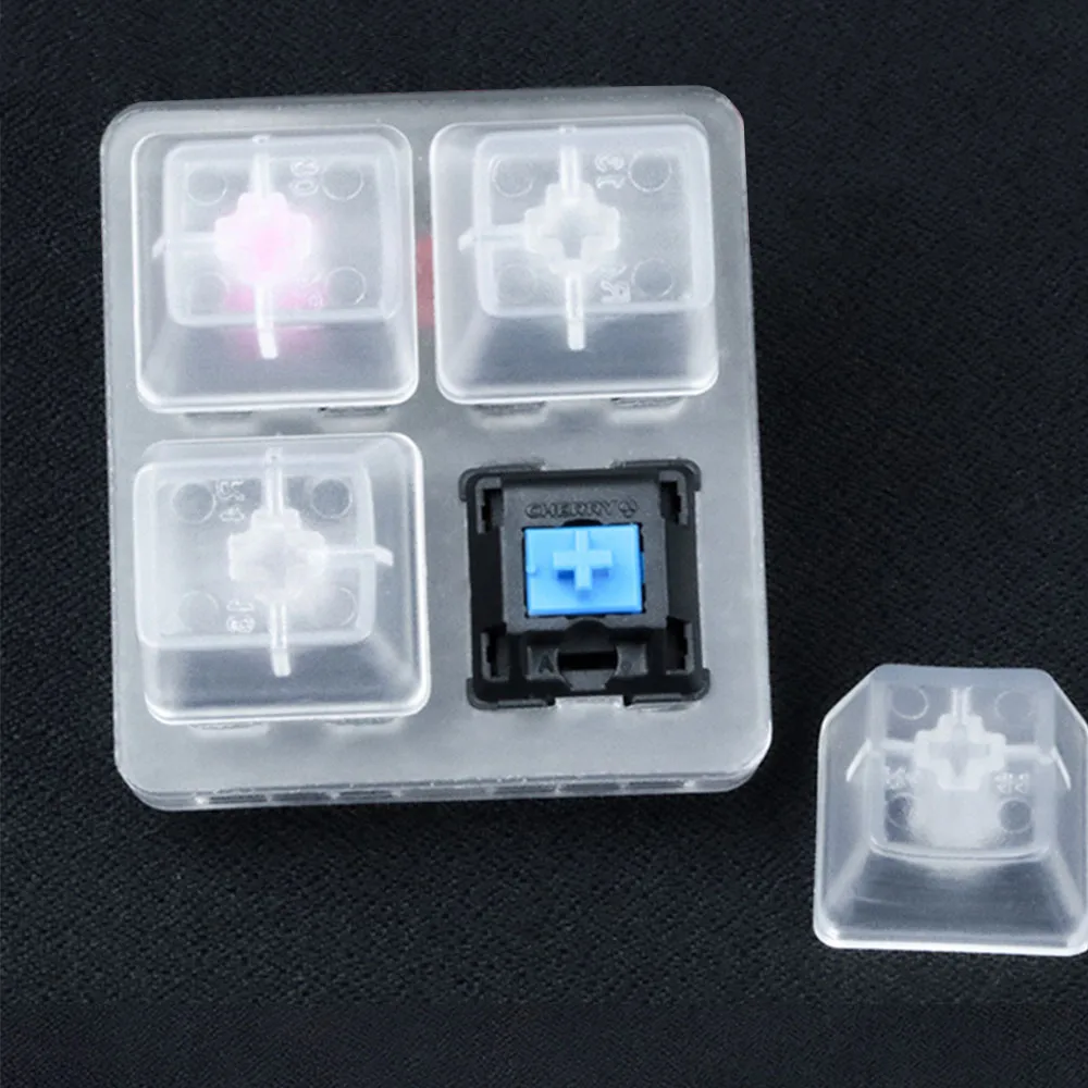 Customize Cherry MX Switch Tester With Transparent Keycaps 4 Axis Tester Cherry Mechanical Keyboard Original Axis Shaft Test