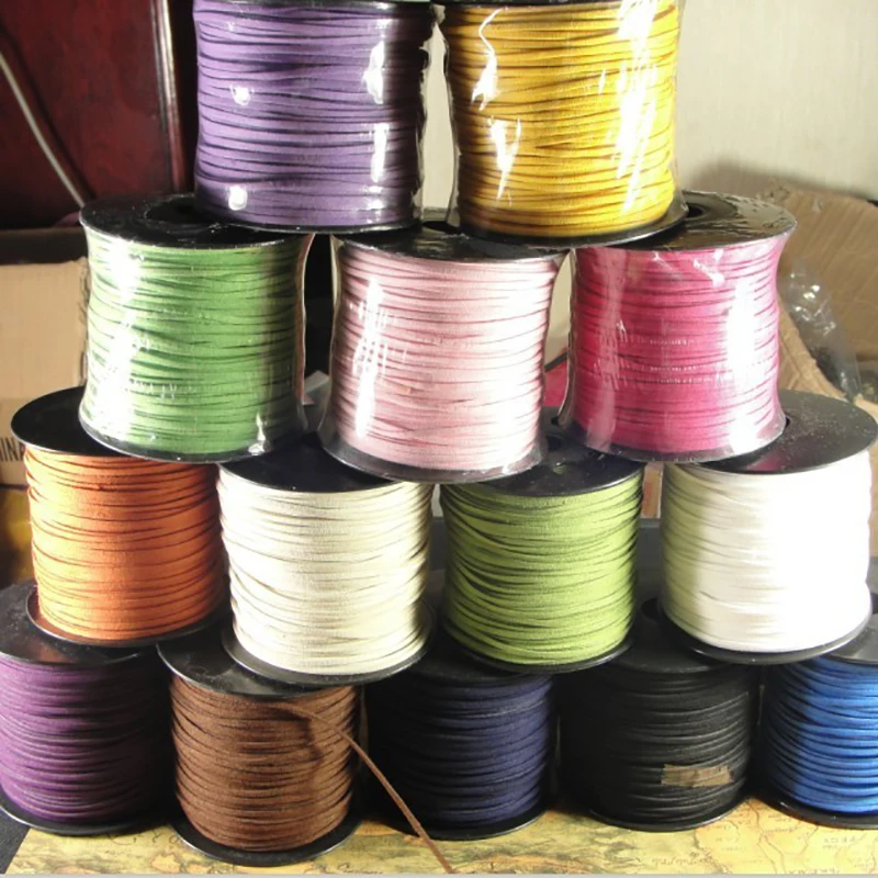 10pcs Handmade 15cm Suede Cord Bracelet Setting 14mm Round Cabochon Blank Base Bezel Tray DIY Jewelry Findings Accessories