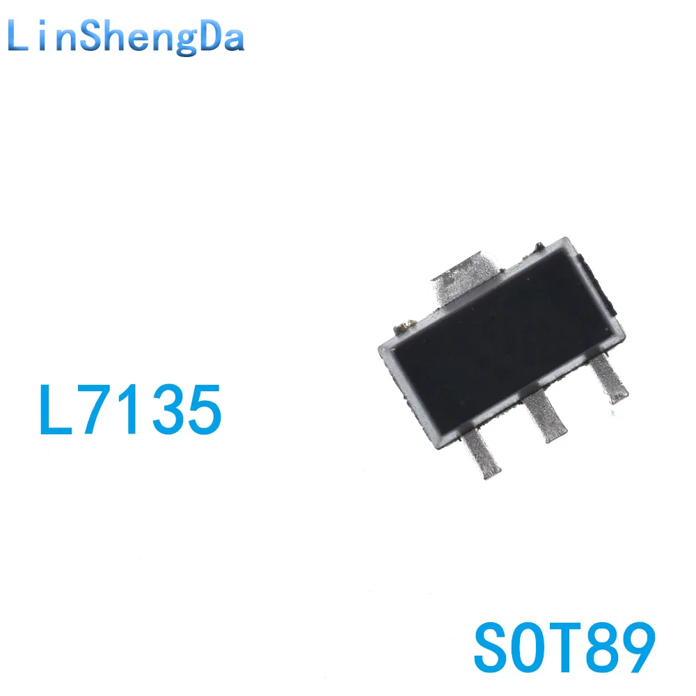 10PCS SOT-89 L7135 AMC7135 Constant Current 350mA/2.7-6V High Power LED Driver Chip