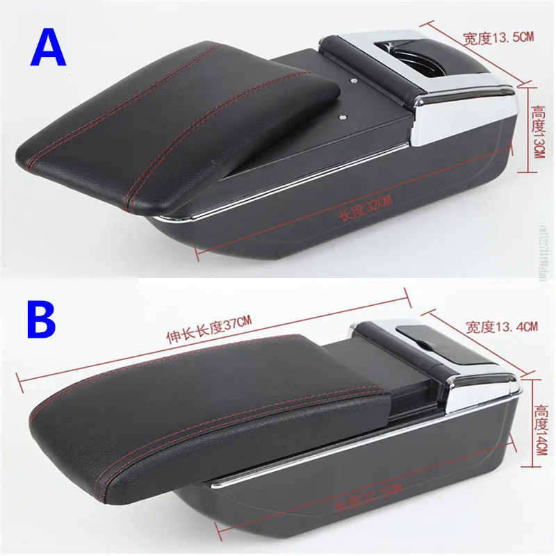 For Opel Astra Armrest Box Retrofit parts For Opel Astra J Car Armrest Center Storage Box Interior Dedicated Car Accessories