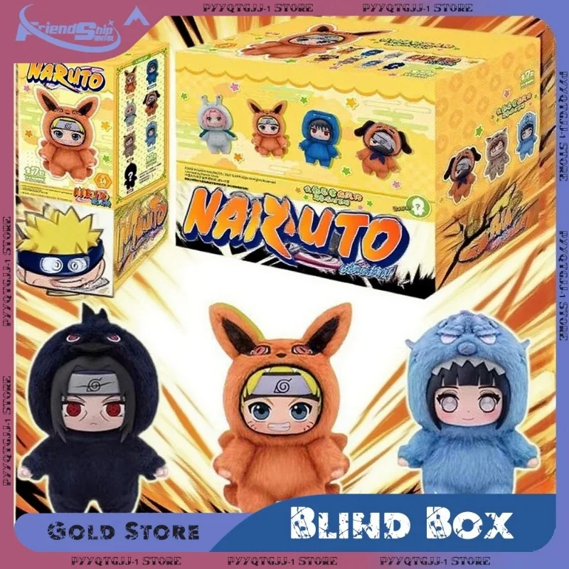 

Eaki Naruto Uzumaki Shippuden Blind Box Figure Beast Party Series Cute Anime Stuffed Toy Decorative Doll Gift Fans Collectibles