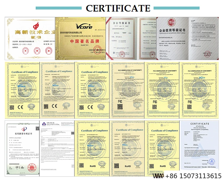 VCE 시리즈 LED 캐비닛 - 500x500mm P4.81