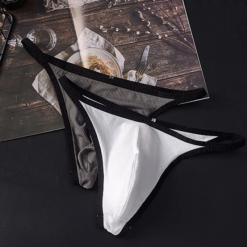 

Men's Thong And G String String Low Waist Tanga U Convex Pouch Lingerie Underpants Jock Strap High Elastic Bikini Slip Homme