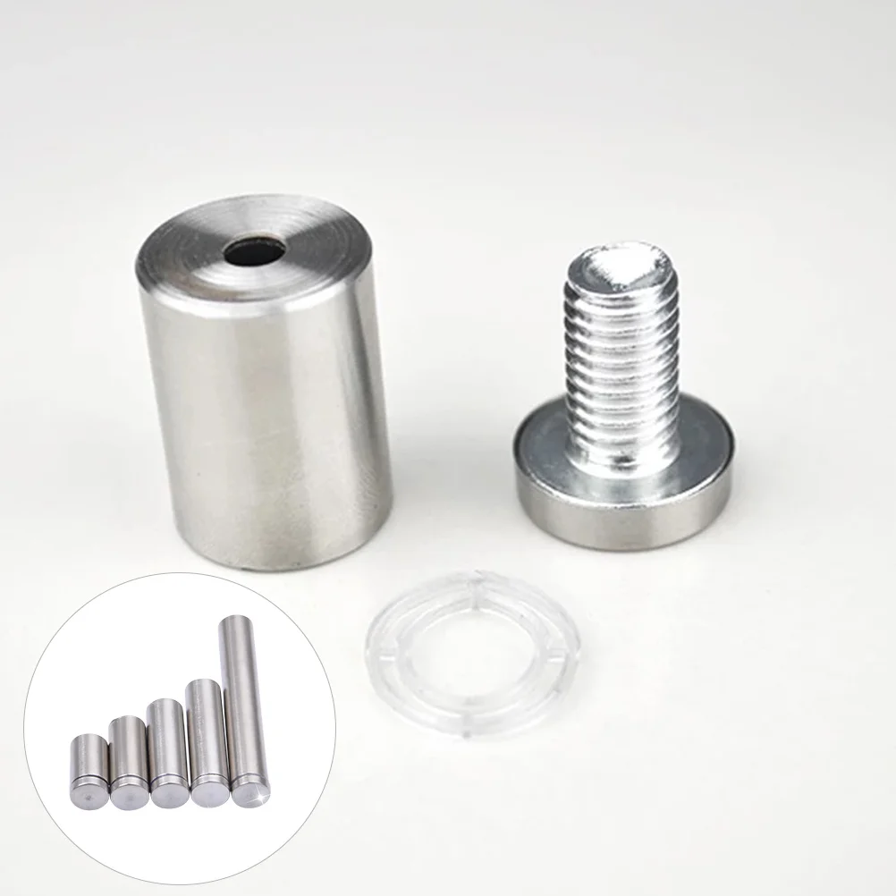 

12Pcs Advertising Support Nail Stainless Steel Sign Standoff Screws Wall Mount Glass Picture Screw Nails Sign Standoff Nail