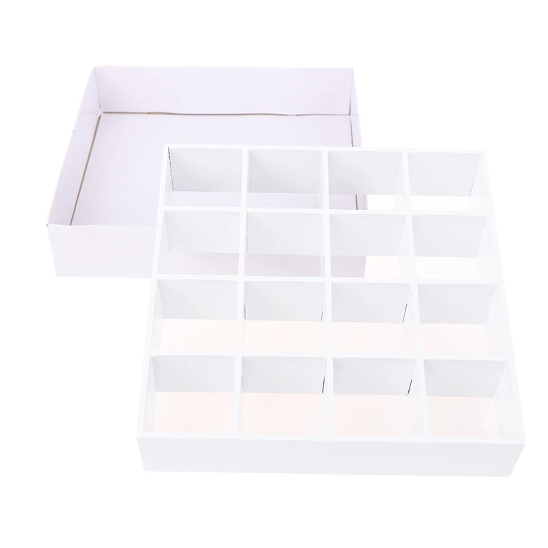 

Mini Wooden Storage Rack Display Shelf, Dollhouse Furniture Accessory 16 Cube