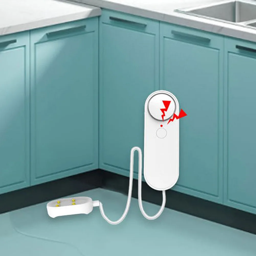 

1 шт. умный Wi-Fi детектор утечки воды с регулируемыми оповещениями обнаружение утечек в реальном времени простая установка