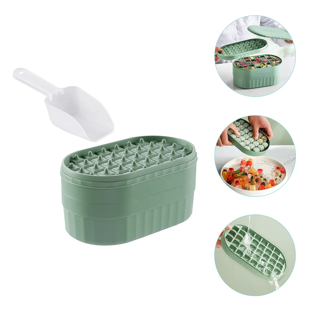 

1Set Ice Cube Maker Premium Multi-Layer Ice Mold Tray for Summer Drinks Whiskey Iced Coffee Cooling Kitchen Tool Long-Lasting