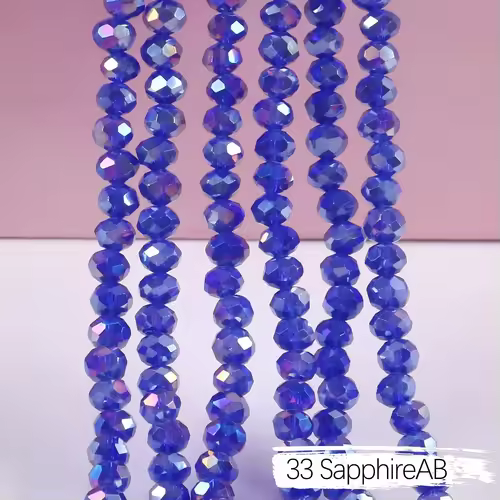 2mm 4mm 6mm 8mm Rondelle Austria Crystal Beads Faceted Glass Beads Loose Spacer Beads for DIY Bracelet Garment Making - Image 16