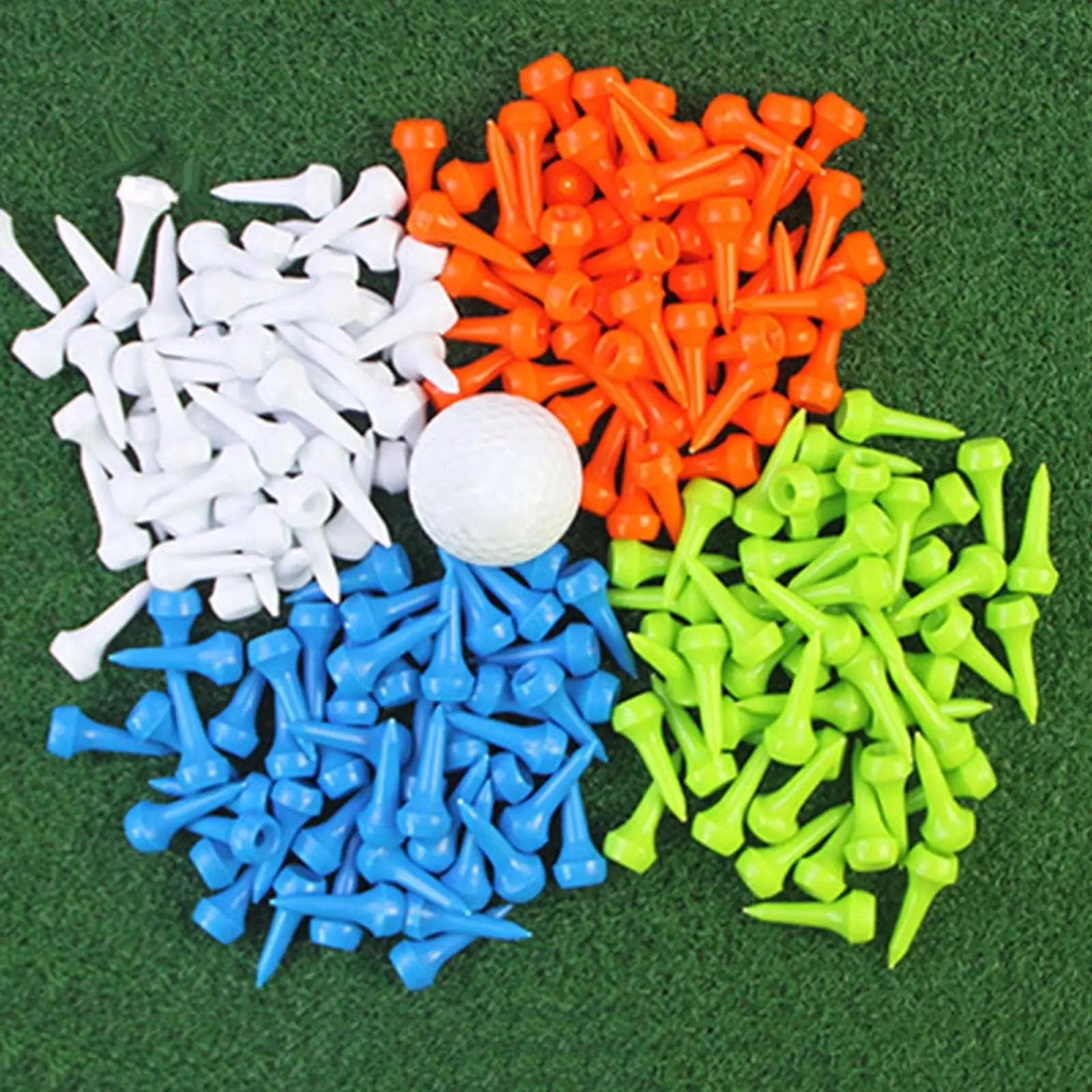 50Pcs Golf Tees Golf Accessories Golf Practice for Adults Indoor Beginners