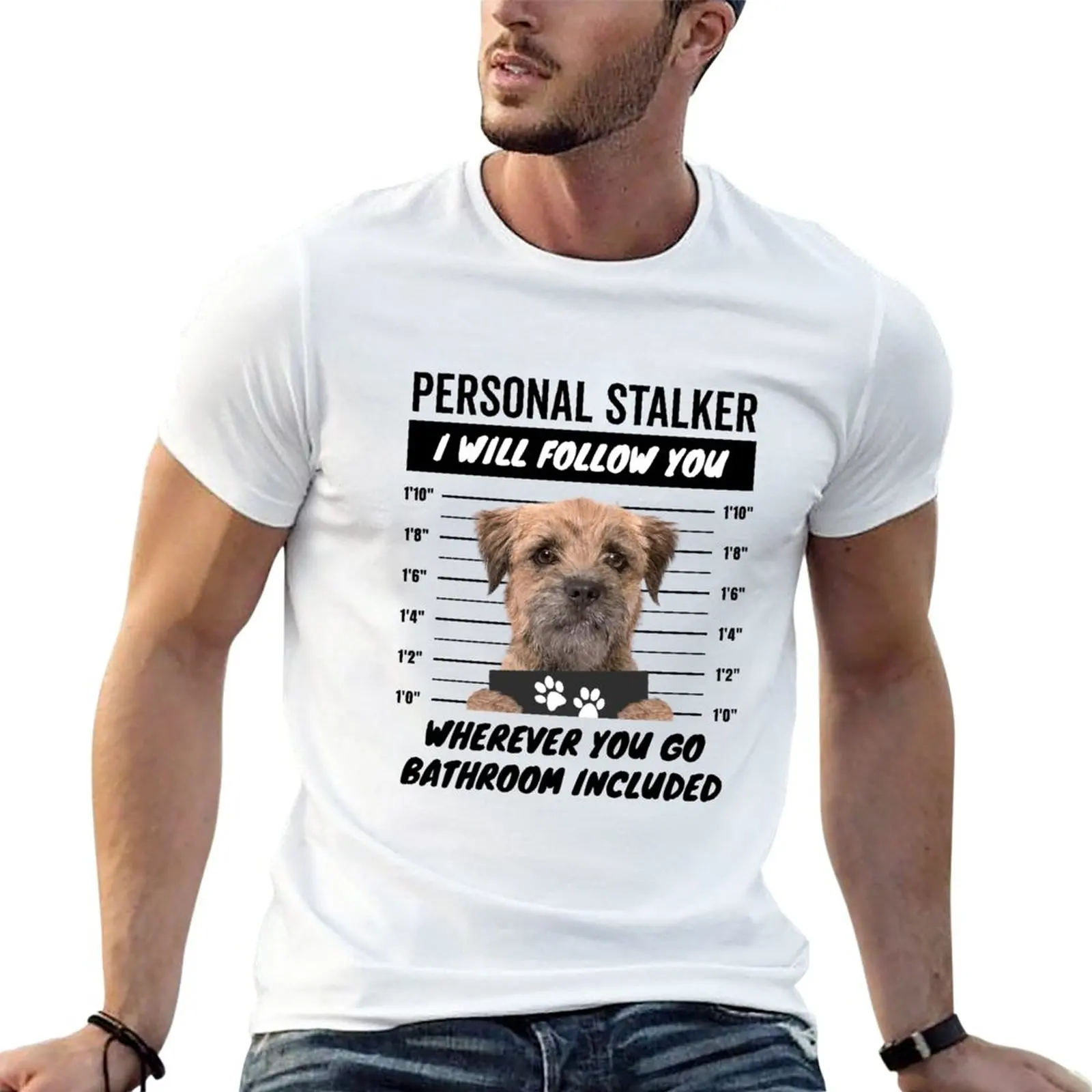 

Personal Stalker Dog – Wheaten Border Terrier T-Shirt blank t shirts summer top boys white t shirts workout shirts for men