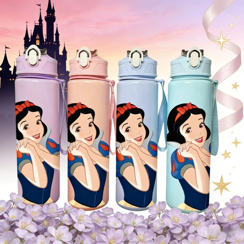 

Бутылка для воды Disney «Белоснежка» с 3D-печатью — милый стереоскопический узор, устойчивый к выцветанию, устойчивый к царапинам, высокое качество коллекции 750 мл.