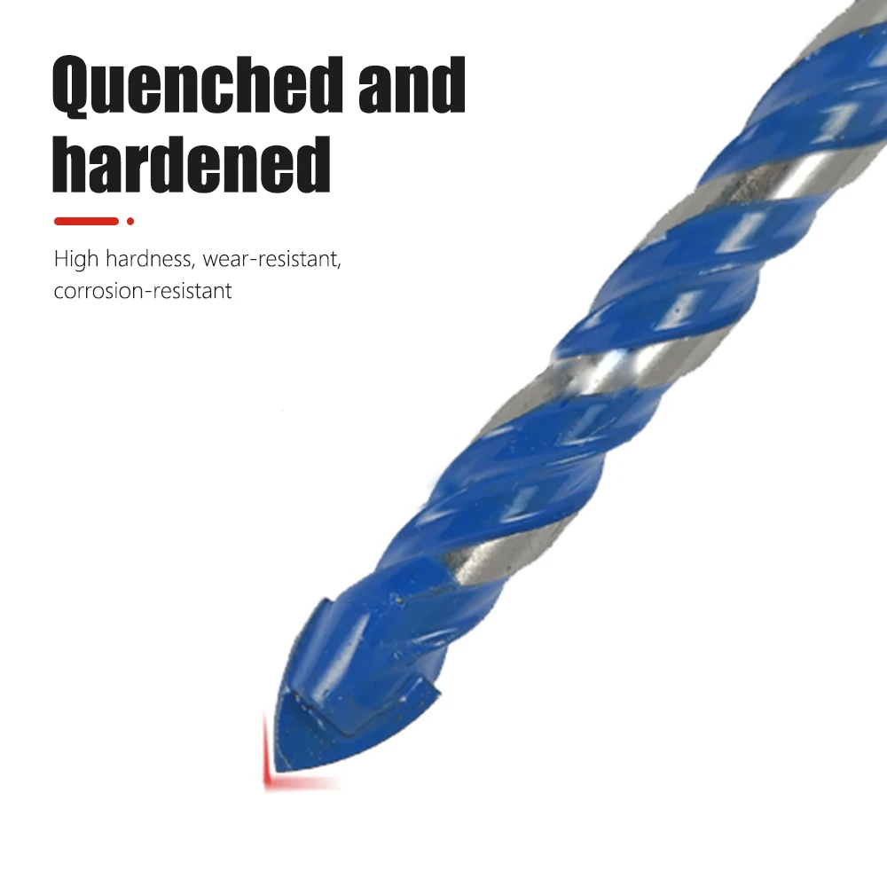 LAVIE 10pcs 3mm 4mm 5mm Multi-functional Glass Drill Bit Triangle Drill Bits For Ceramic Tile Concrete Glass Marble DB02056