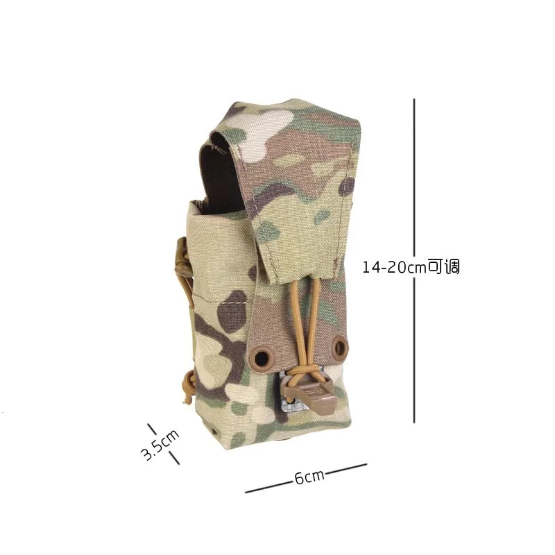 PEW Tactical Molle Pharaoh Silent Flash Bang Pouch Bag Multi Function Flip Sundries Bag Camo Outdoor PH92