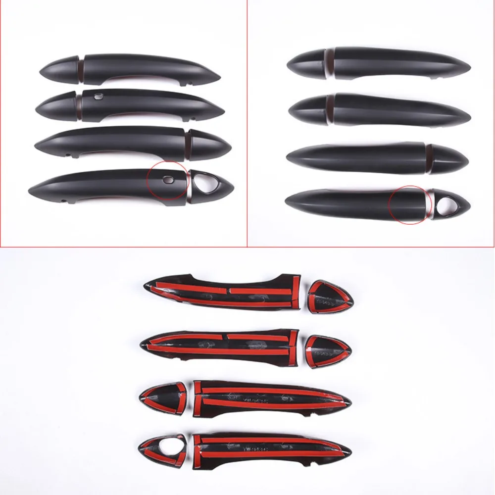 

Car Door Handle Cover For Alfa Romeo Giulia Stelvio ABS 2017-2020 Interior Decoration Car Styling Accessories