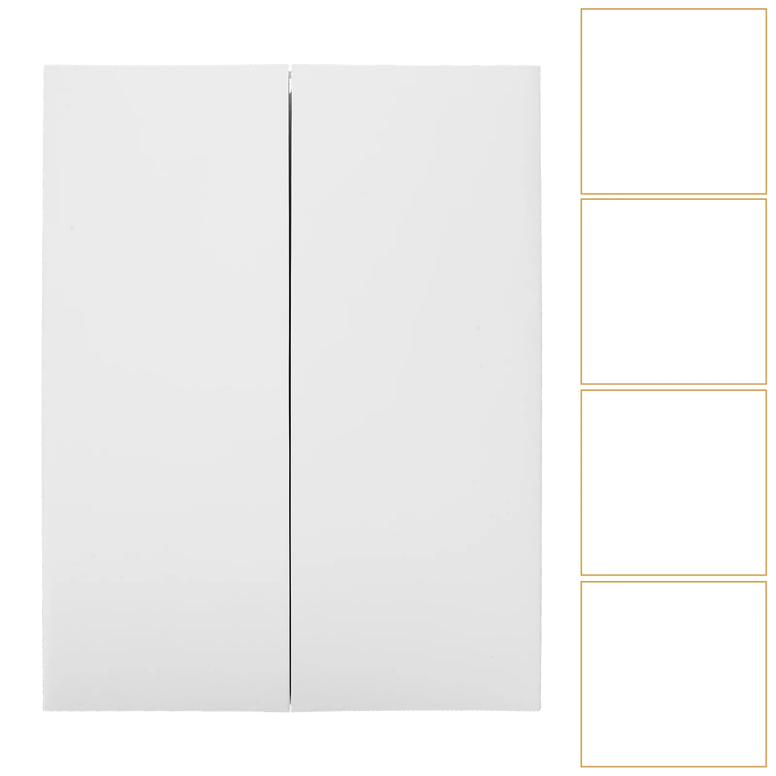 

Тройные складные доски Принадлежности для презентаций Складной дисплей Фотопена Белый картон