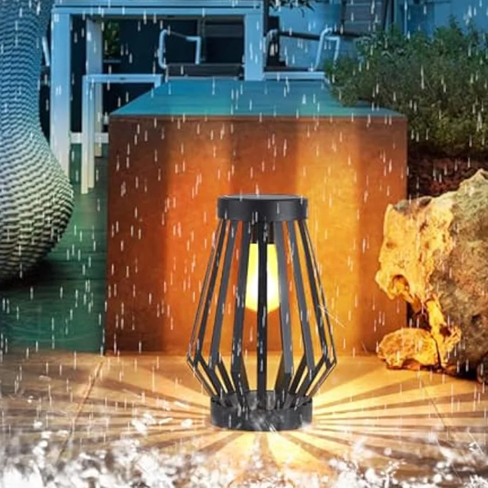 Outdoor Light Shatterproof Beautiful Fairy Tale Lamp Solar Lamp with Base Not Dazzling Utility Outdoor Courtyard Light Bulb