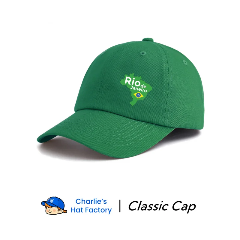1 pc Brasil Printed Baseball Cap, Stylish Trendy Classic Soft Sweatband Adjustable Size