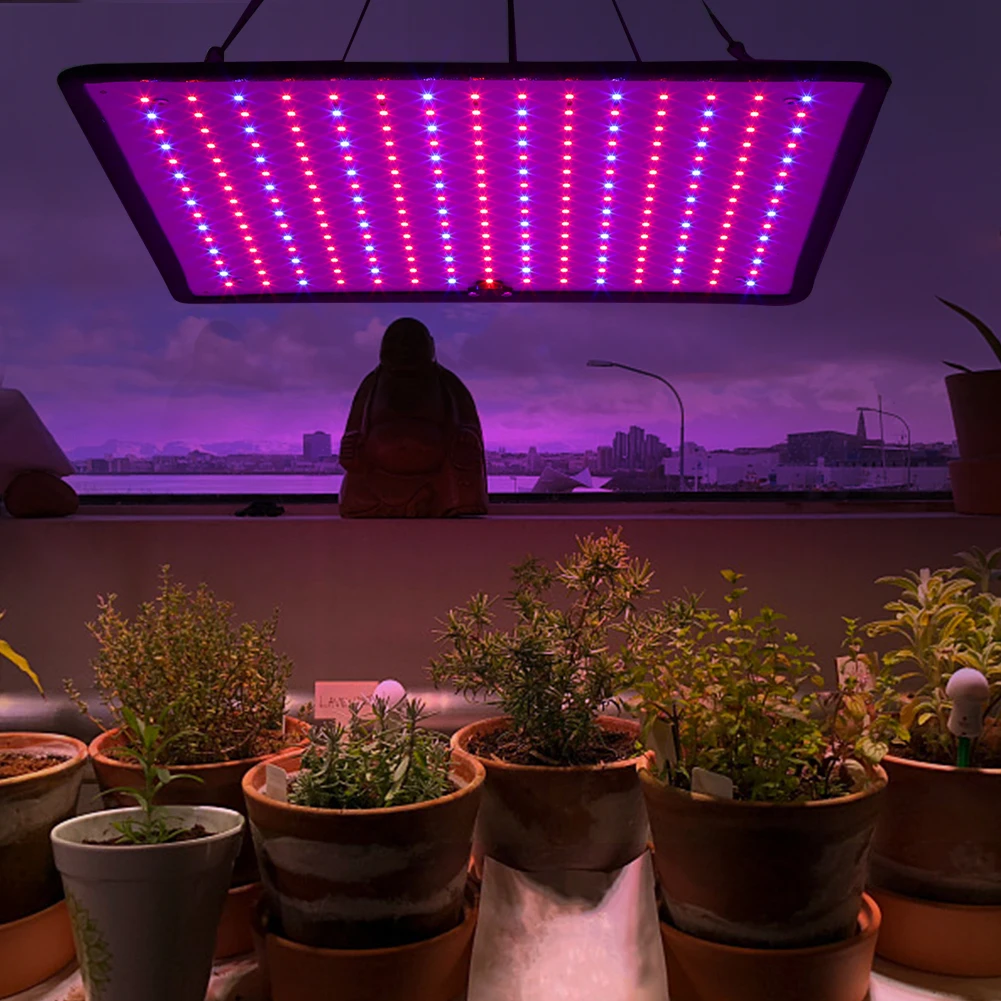 45 ワットフルスペクトル成長ライト赤青 LED 屋内成長ライトフルスペクトル植物ランプ屋内園芸野菜成長テント用